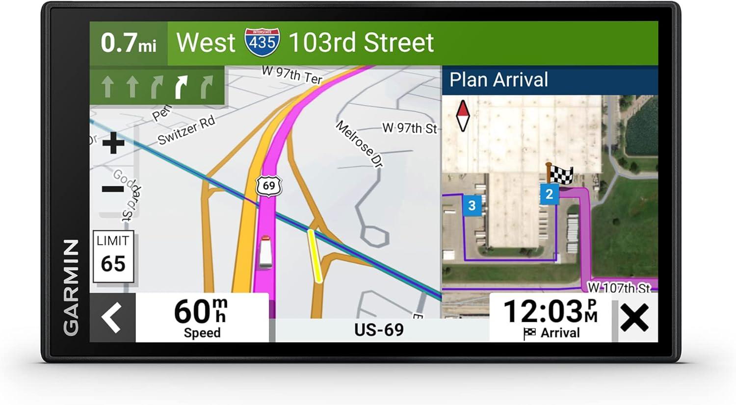 Garmin dzl OTR610 vs. rivalry: Custom routes, bird's-eye view (tested)... Perfect for truckers!
