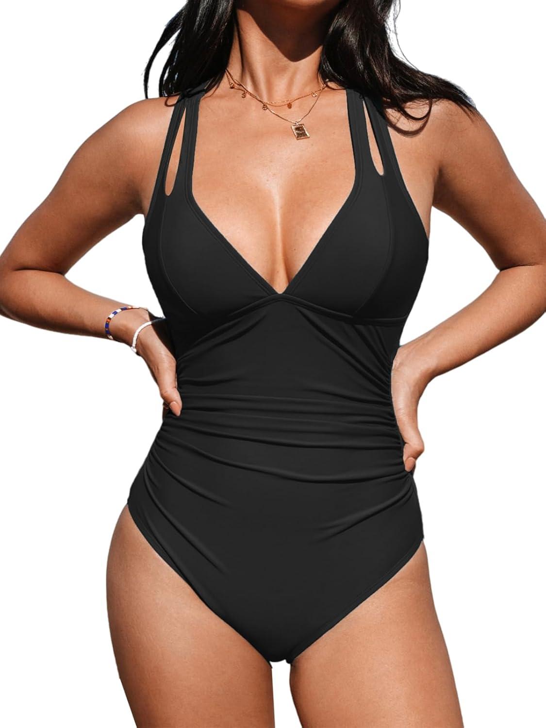 Comparing CUPSHE Swimsuit: Deep V Neck, Tummy Control, Crisscross Back… Showdown Underlying Benefits!