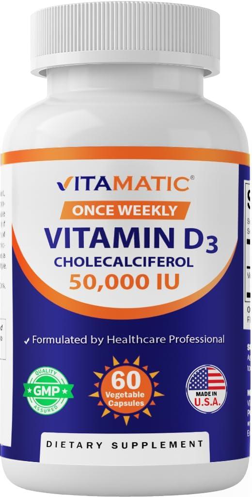 Vitamatic D3 Showdown: 50K IU Weekly vs. Trending Vitamin Supplementation… Don’t Miss This Insight