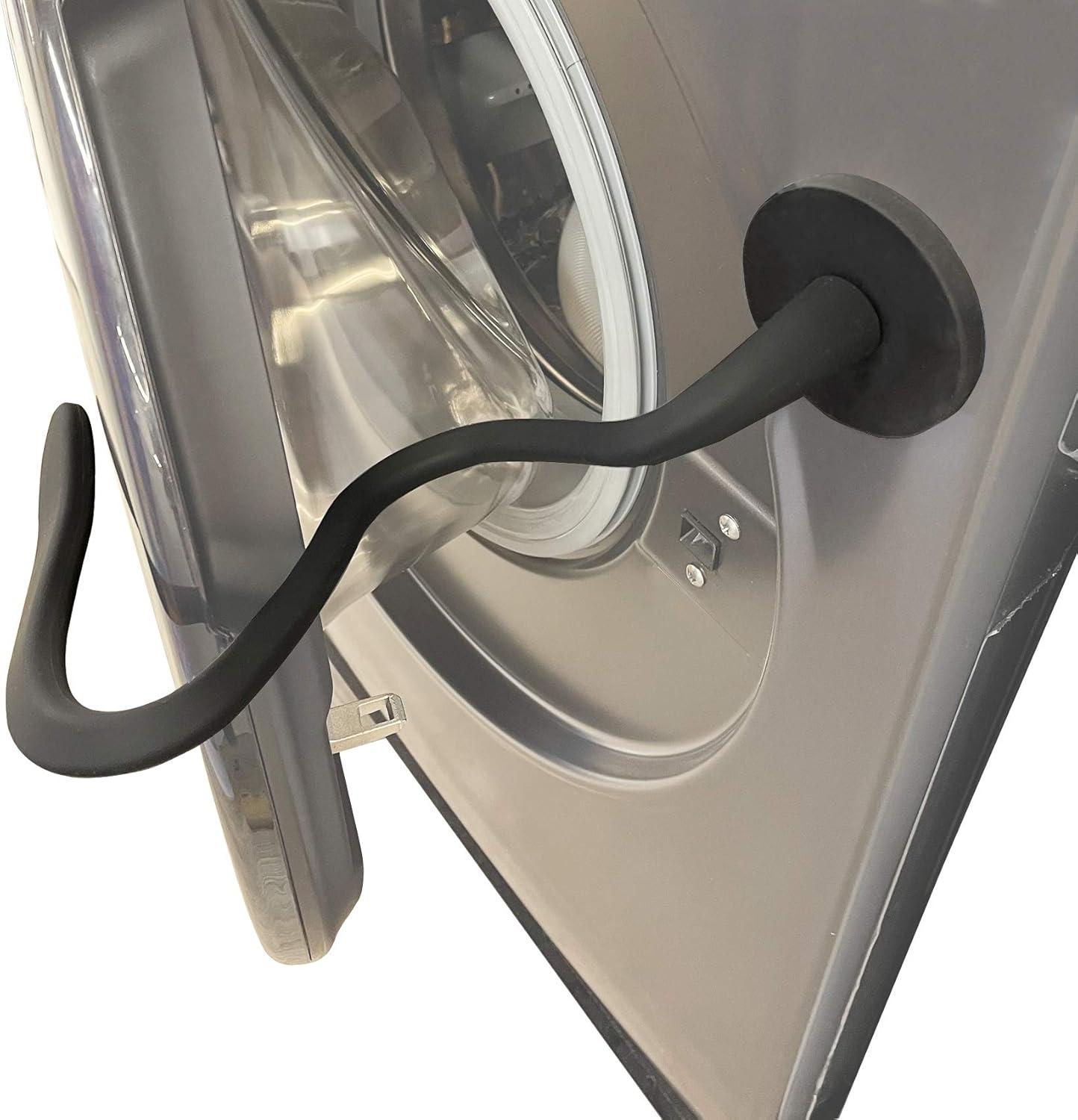 Magnetic Prop: Tested Versus Wire Hanger: Use Case For Front Load Washers...Keeps Doors Open Perfectly!