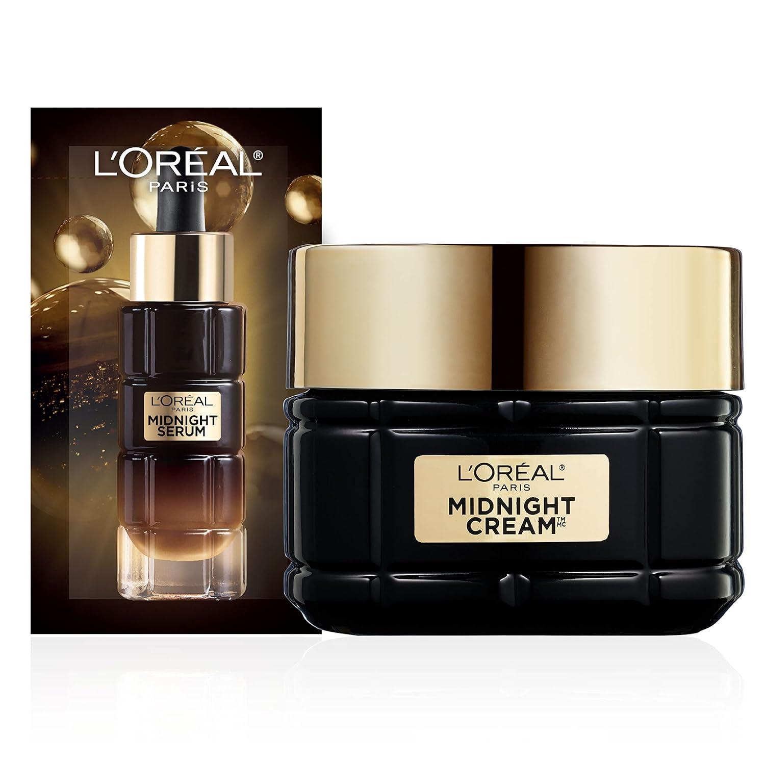 L'Oreal Midnight Cream Versus Serum... Wrinkle-Fighting Showdown Tested For You