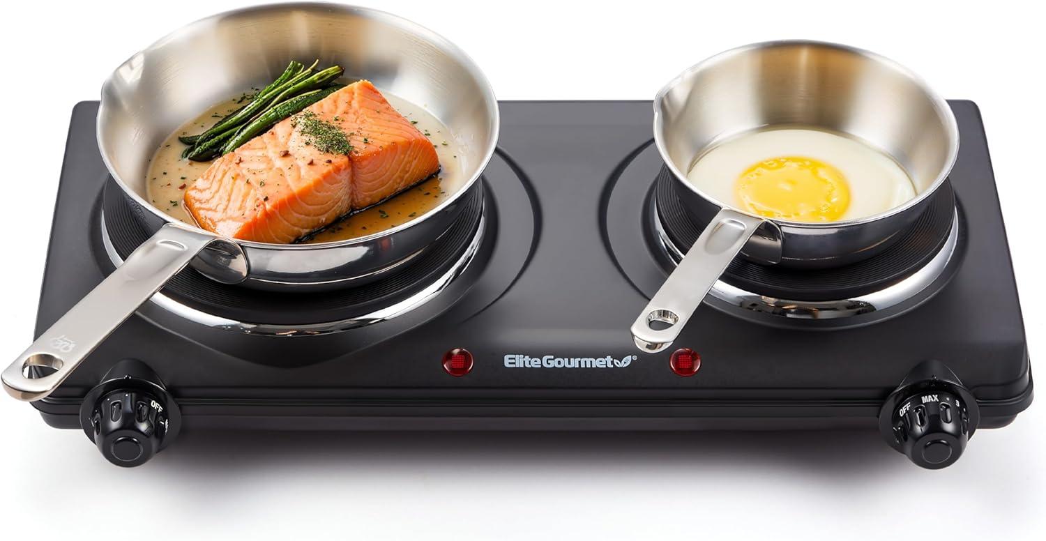 Elite Gourmet Burner: Precision, Tested, Black Beauty Countertop Showdown