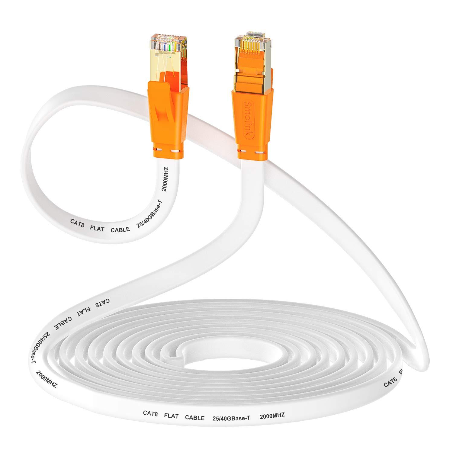 Surprising Insight: Cat 8 Ethernet Cable Versus Modern Needs... Gold Plated, Flat... Use Case: Router Testing... (No Overhyped AI Here)