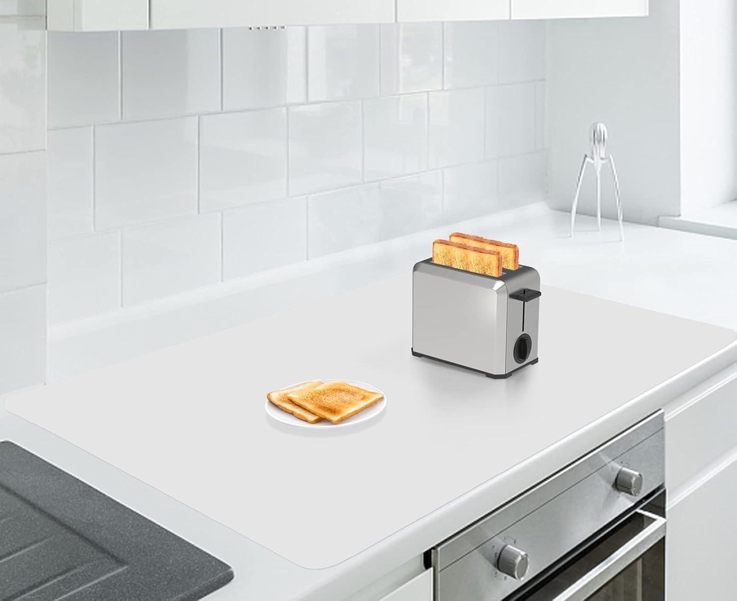 35.3x23.5x0.08 Inch Heat Mat... Tough Tested Kitchen Counter Focus Mat Showdown