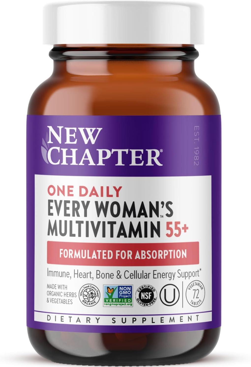 New Chapter vs. Competitors: Gentle Energy Boost & 20+ Nutrients for Women Over 55