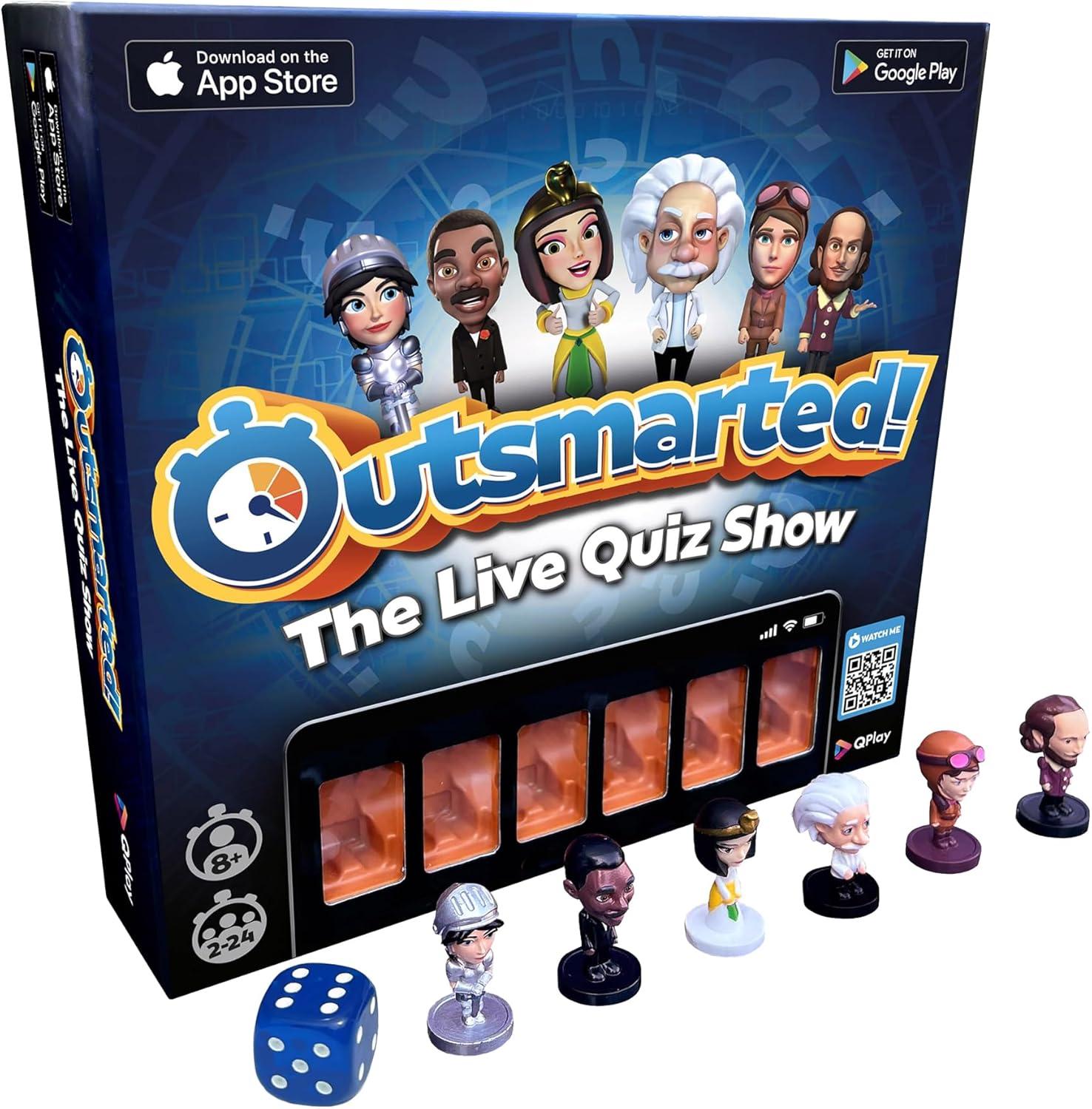 Outsmarted Quiz Show: Surprising Compared Game Show Ages 8+... Live Versus Remote Million Qs Update Season!