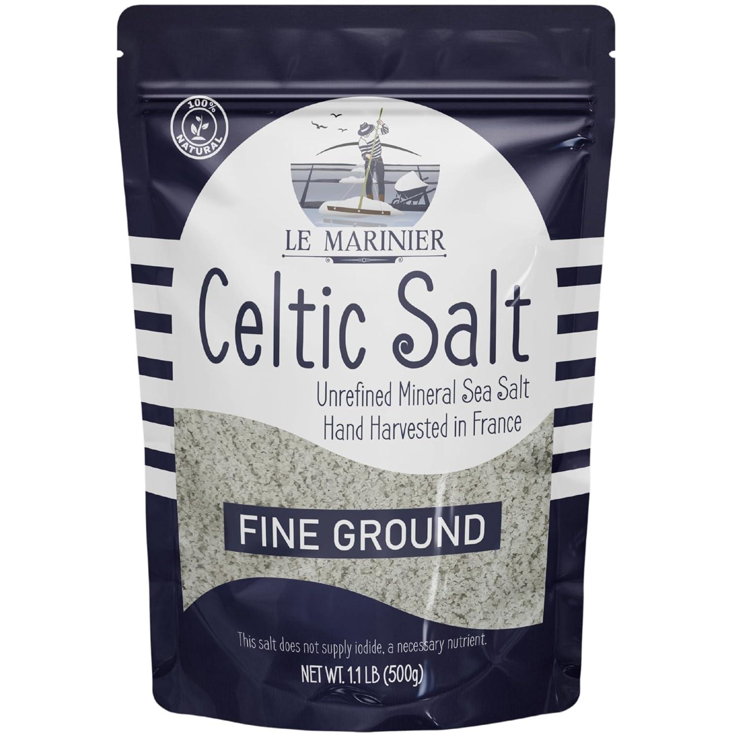 Fine-Ground French Sea Salt, Surprising Minerals Tested, Vital Verse Table Salt… Savor Nature’s Hand-Harvested Crunch!