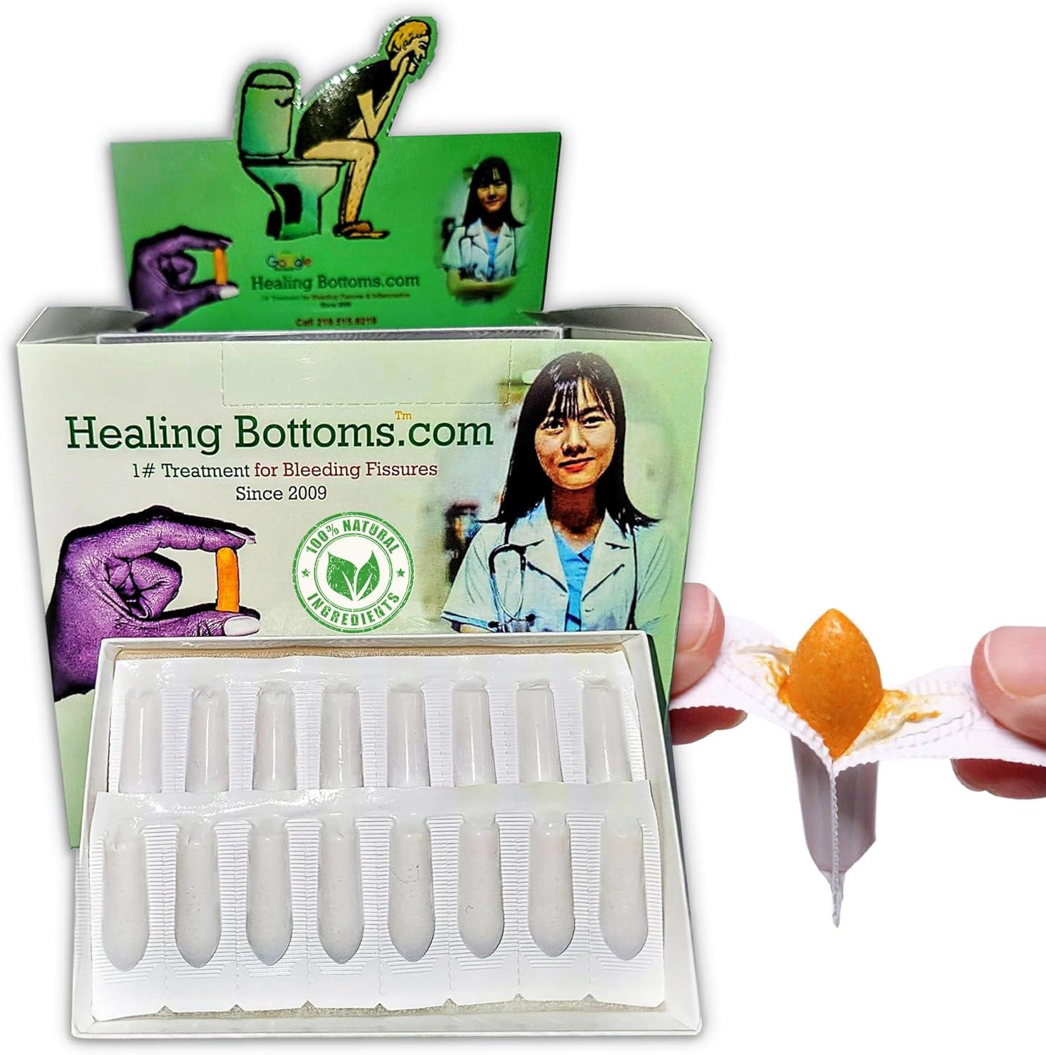 Curcumin Healing: Fissure vs. Hemorrhoids, Tested Relief...16ct Inside