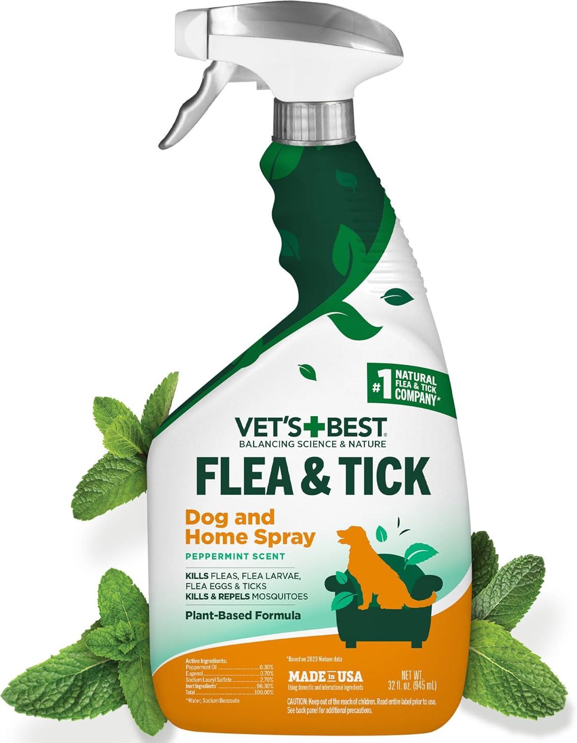 Nature's Test Versus Flea Spray: Vet's Best vs. Ticks Homeendure Season