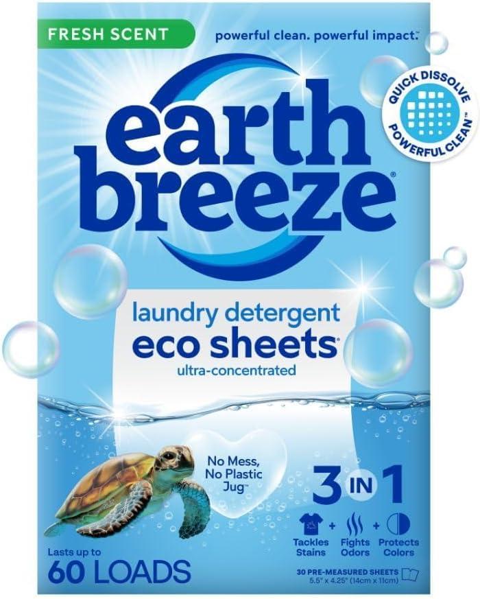 Earth Breeze Versus Traditional Sheets: Tested Eco Sheets vs. Loads... A Surprising Clean Tale