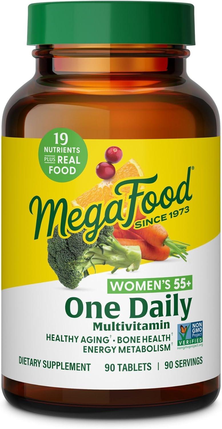 MegaFood Women's 55+ Vitamins: Tested For Bone & Immune Support... Compare Options Here