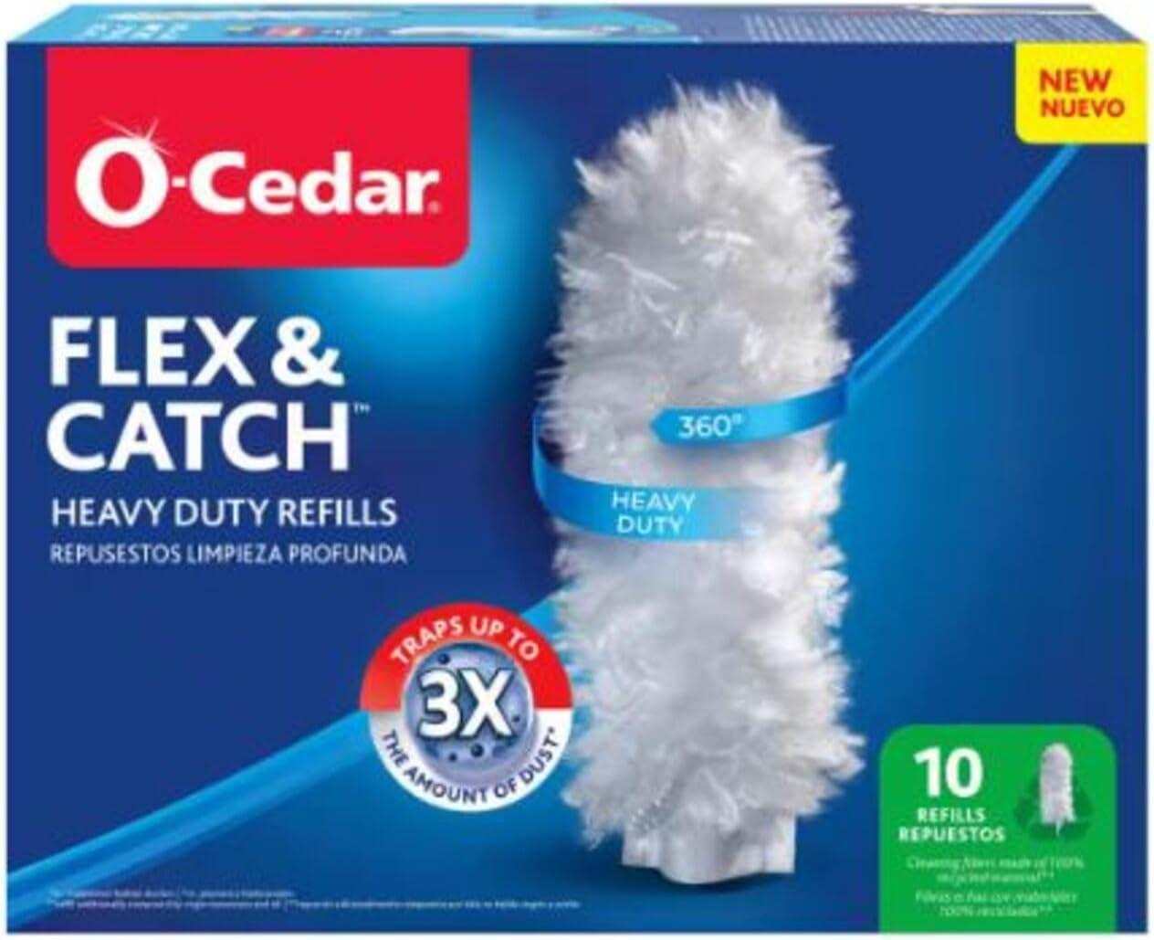 O-Cedar Recycled Refills Versus Feather Dusters: Compared, Showcasing 3X Dust Trapping... Heavy Duty Meets Trending Green Choice