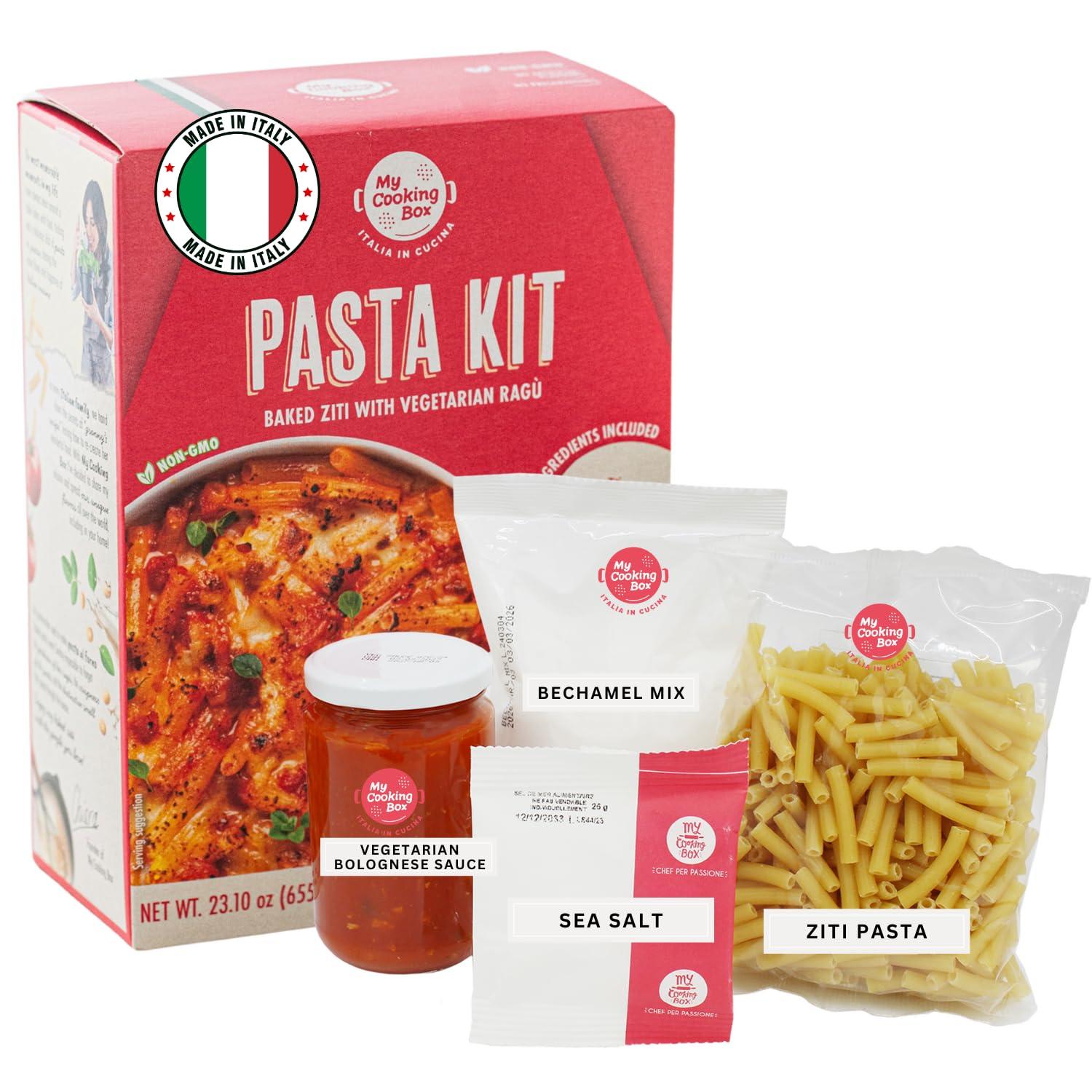 My Baked Ziti Kit vs. Gourmet Pasta jolts tested ingredients… Perfect dinner now