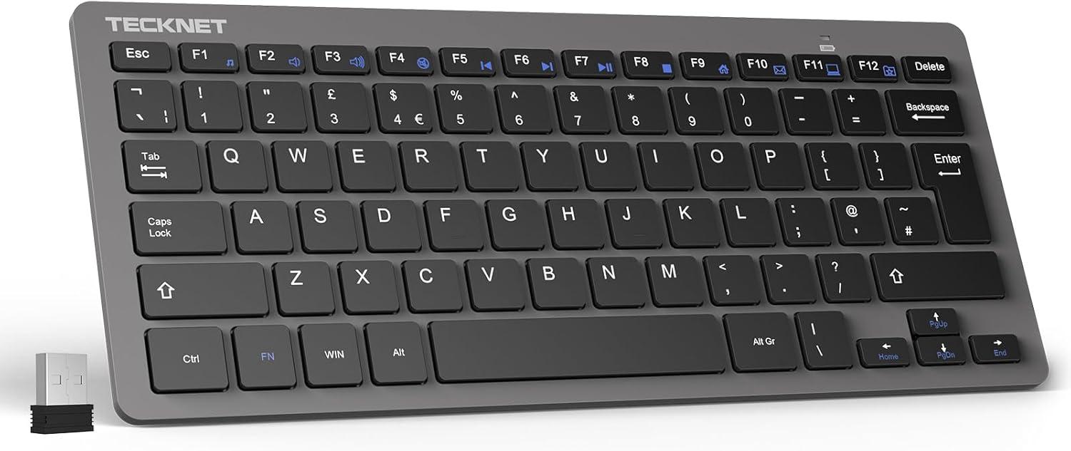 Tiny TECKNET Keyboard Showdown: 12-Month Life vs. Surprisingease for Laptops
