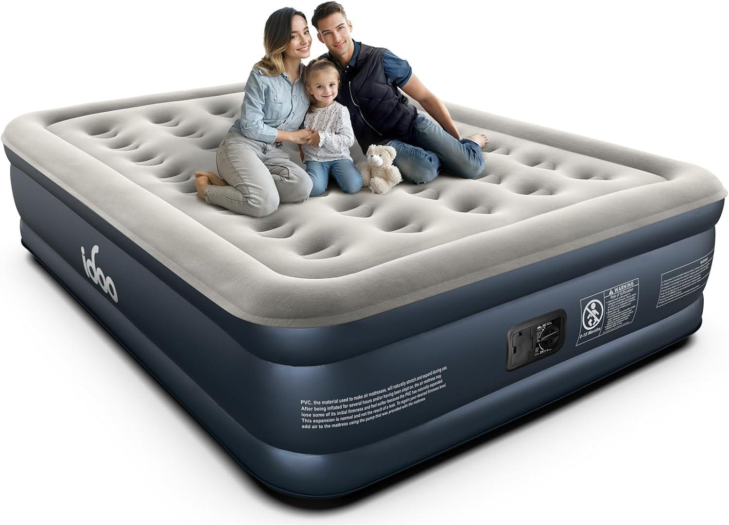 Compared To Standard Models, Queen Inflatable With Pump Showdown Offers Superior Value!