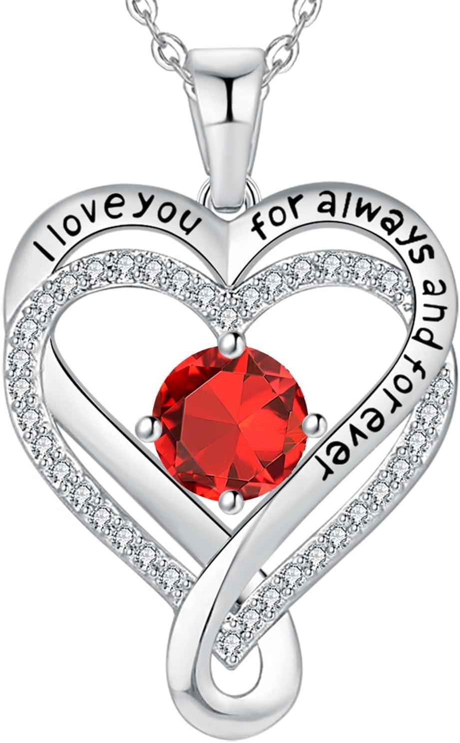 Comparing Wife Birthstone Infinity Necklaces: Tested Gems for Her... roses in season!