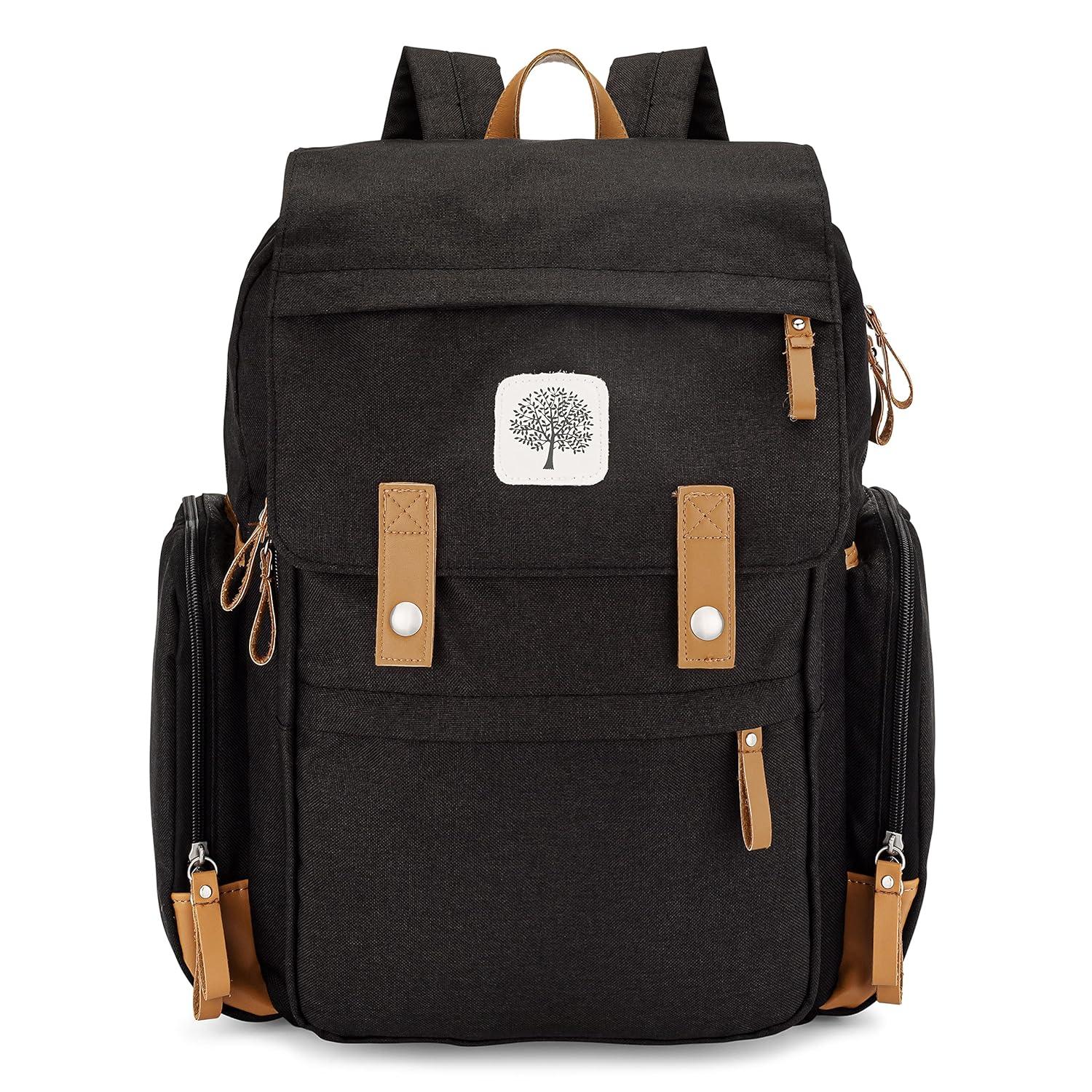 Insulated Pockets Backpack Compared: Diaper Bag Use Case... Black Birch Wins!