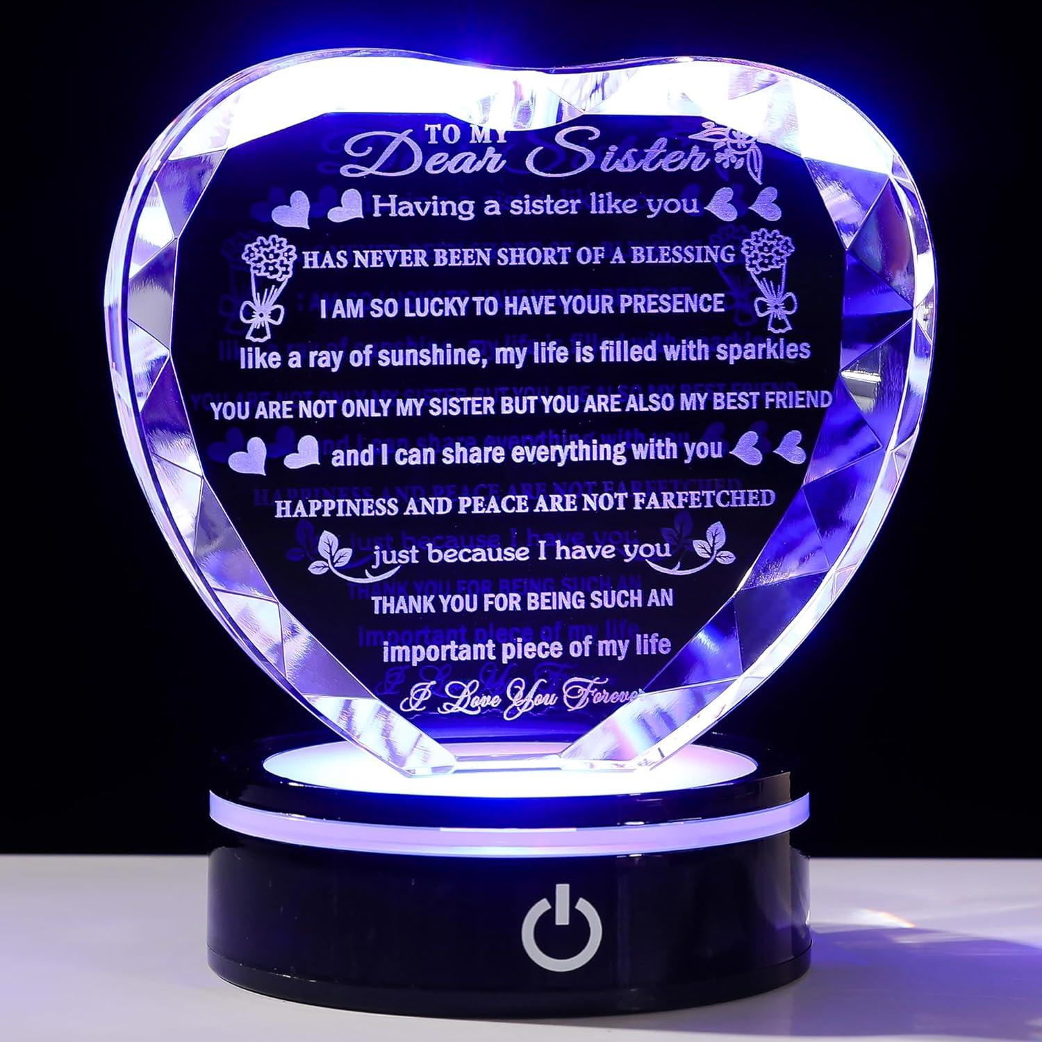 Acrylic Heart Plaque Sign Versus Wood Sister Quote... Tested For Insane Home Decor Match!