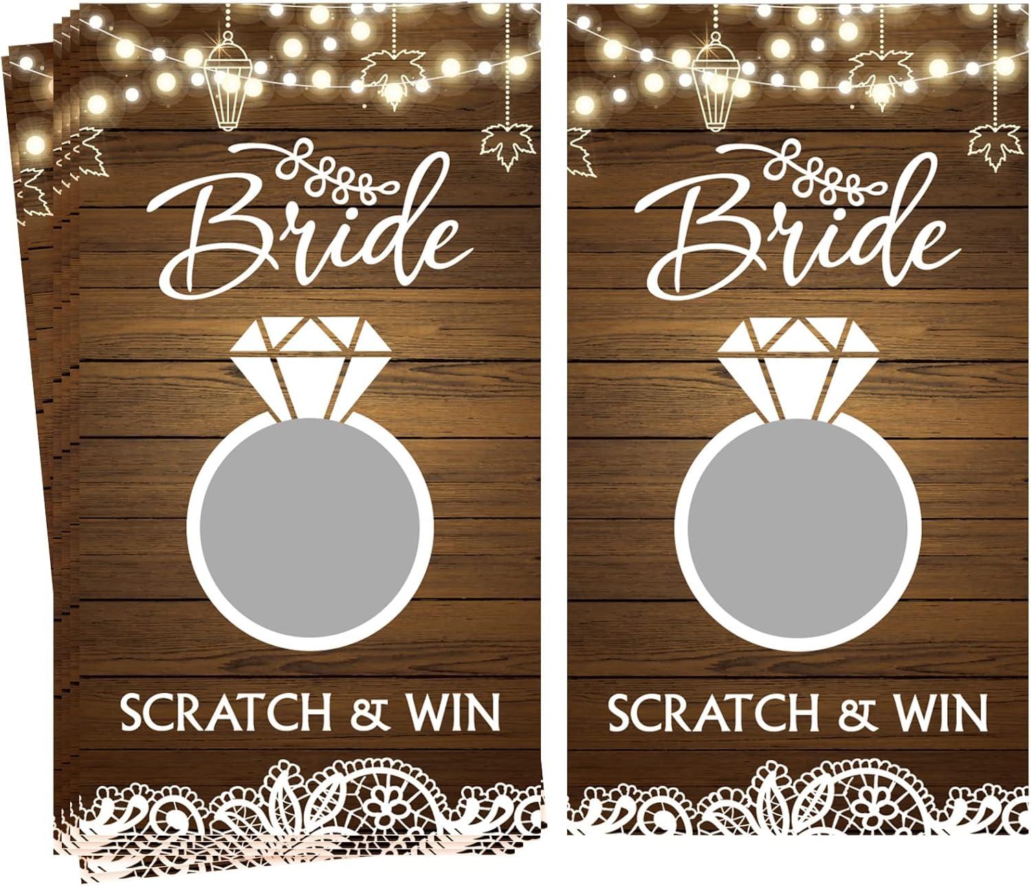 Rustic Scratch-Off Showdown: Bridal Shower Fun Tested