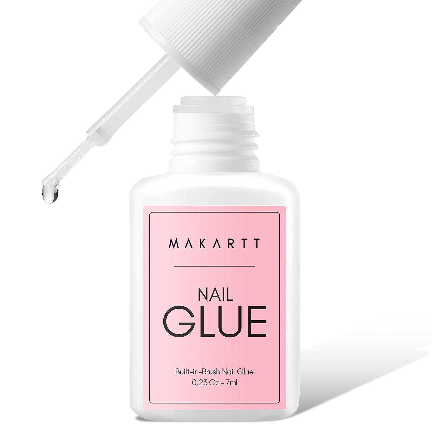 Makartt Strong Nail Glue Versus Fake Nails: Brush-On Quick Dry... Tested hypocrisy!
