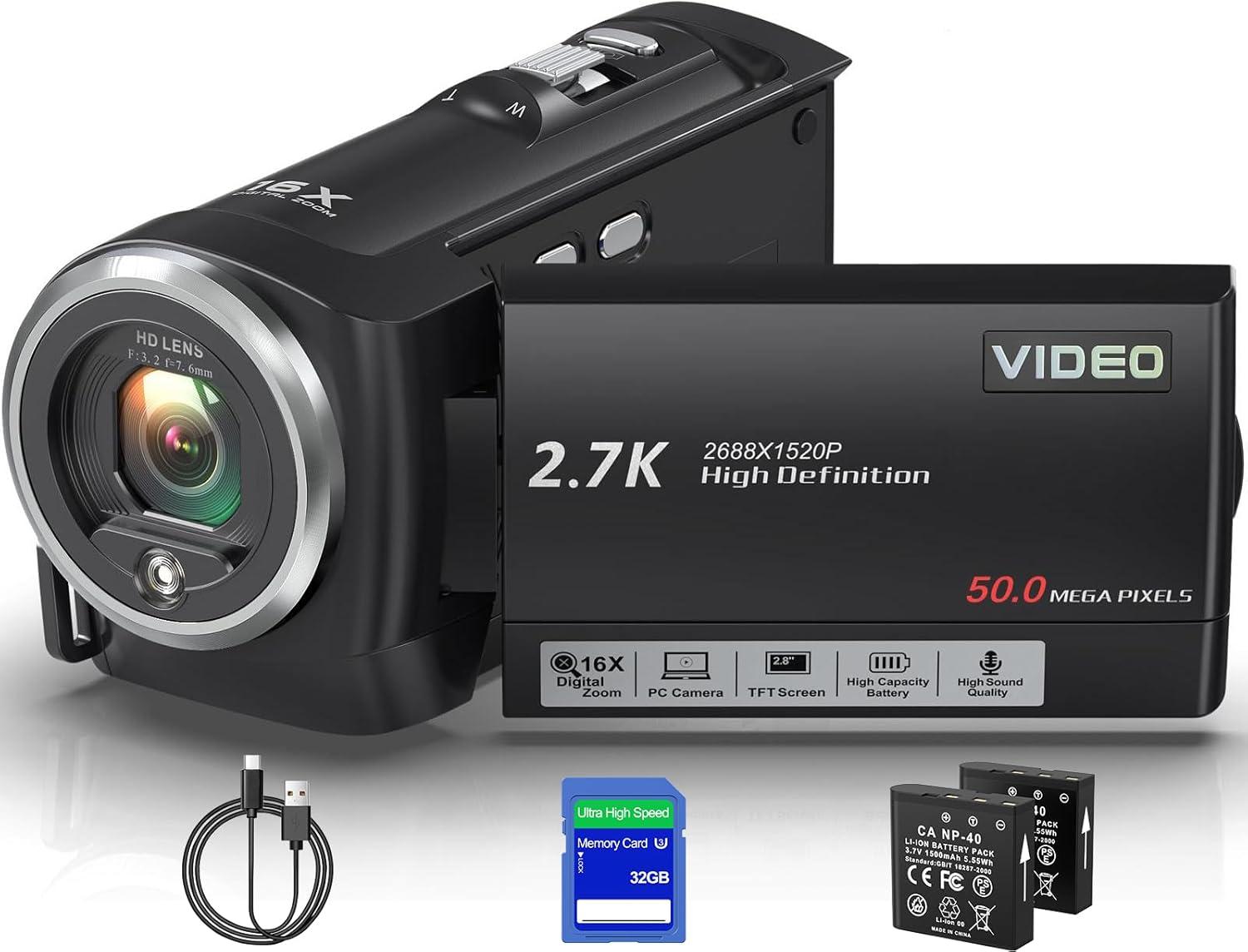 Camcorder Versus: Surprising QHD 2.7K Zoomed... YouTube'ers Rejoice!