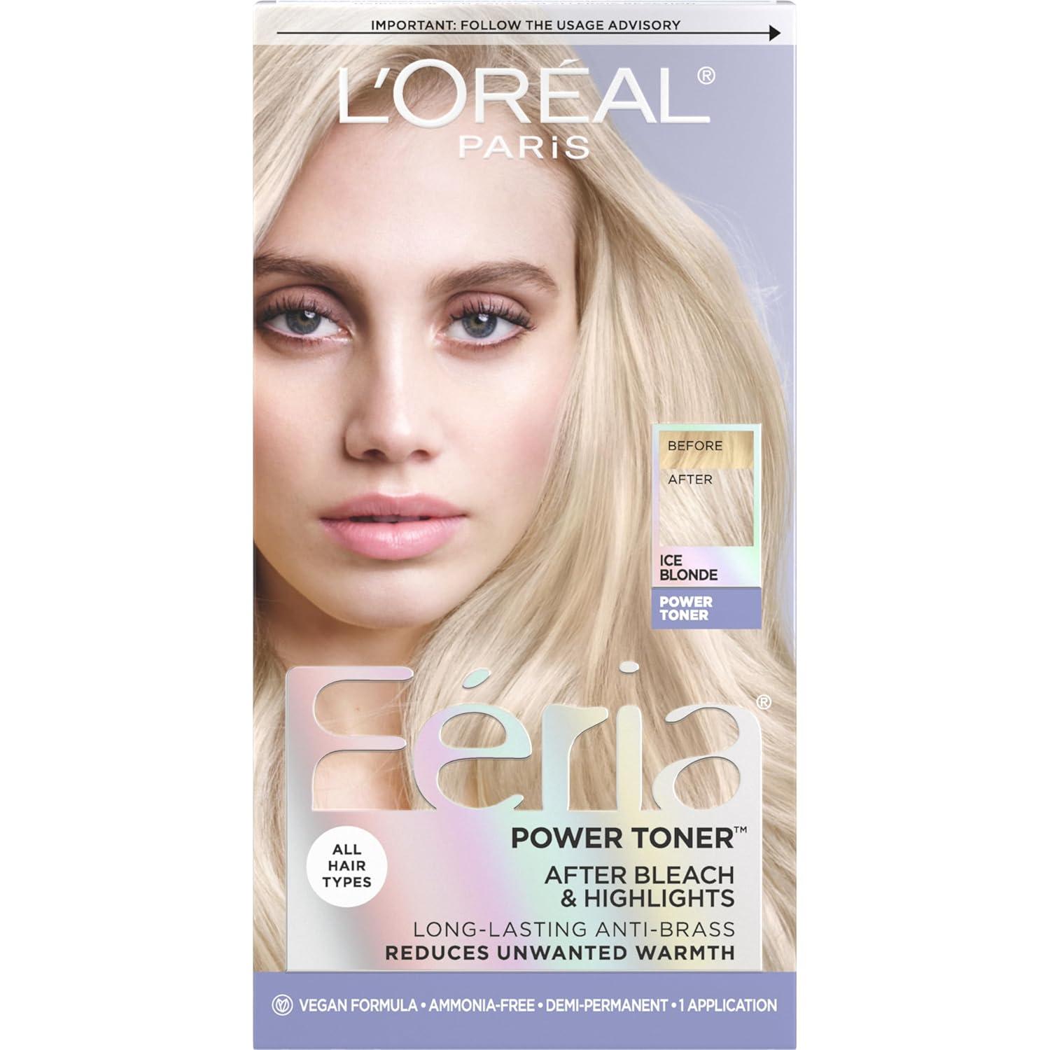 L'Oreal Feria Blonde Toner Compared: Demi-Permanent Power & Zero Ammonia... Spring Proof!