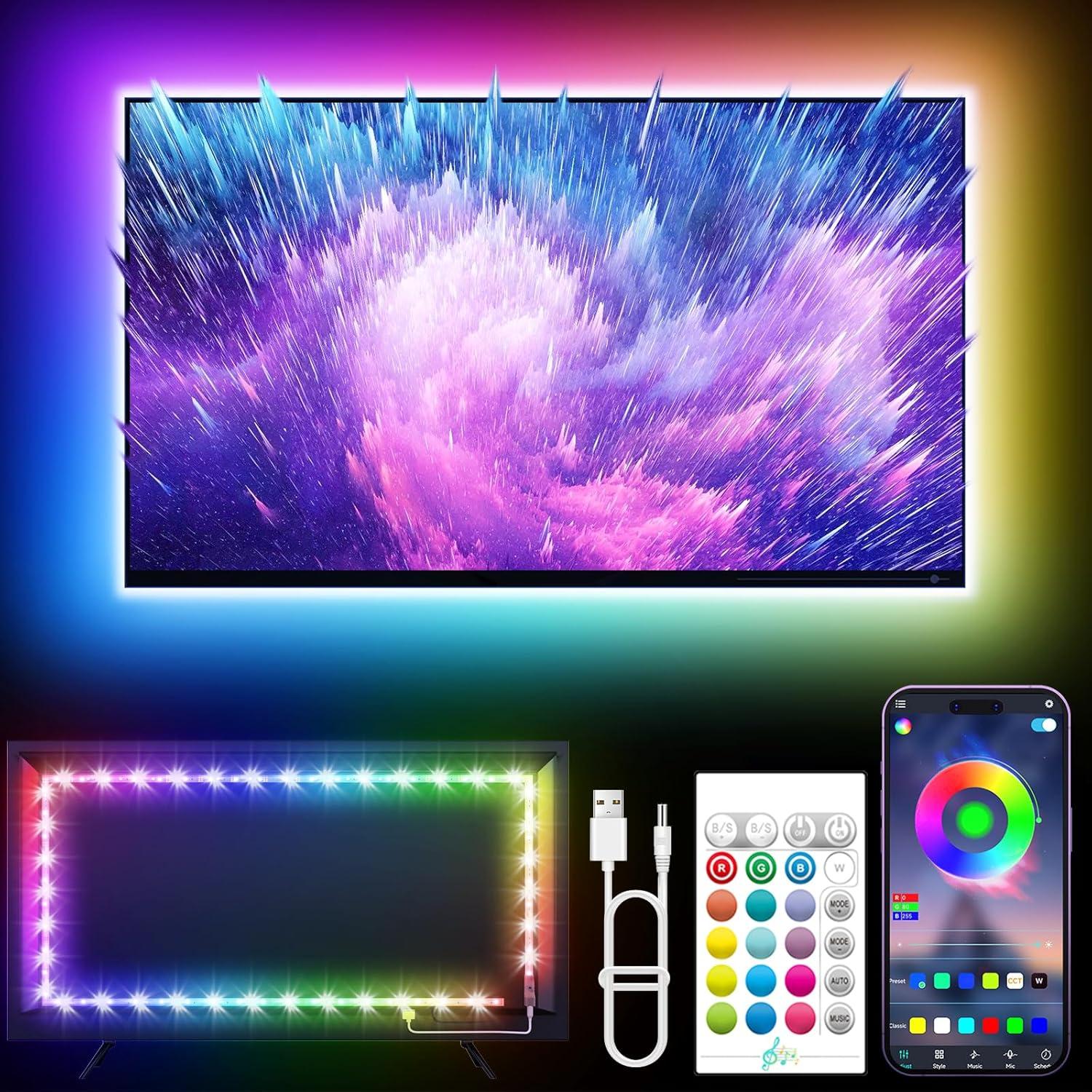Tested LED Strips vs Smart App: 16.4ft vs TV Backlight, RGB In Bedroo