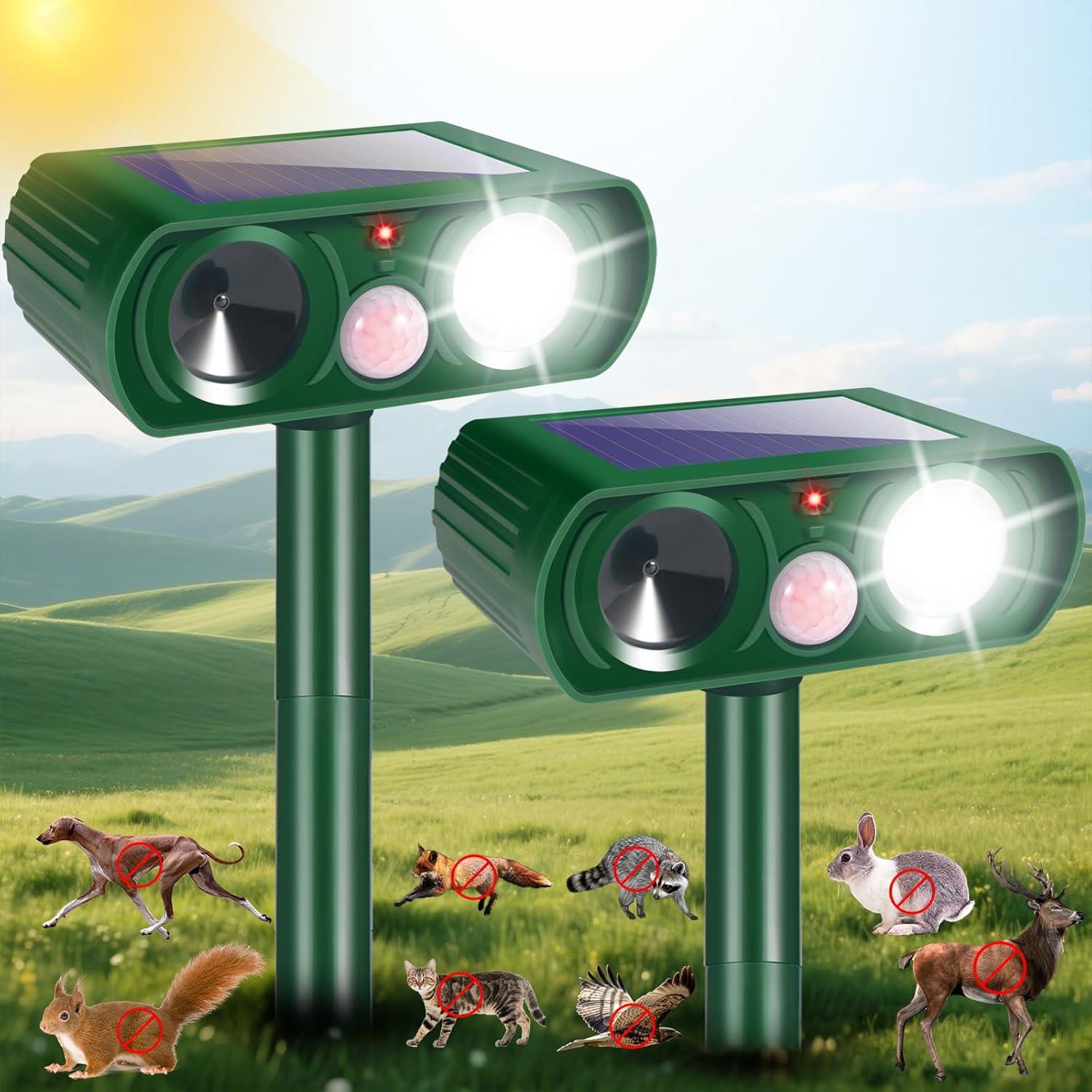 Surprising Pest Insights Versus 2 Pack Solar Ultrasonic Deer Repellent Showdown for Outdoors