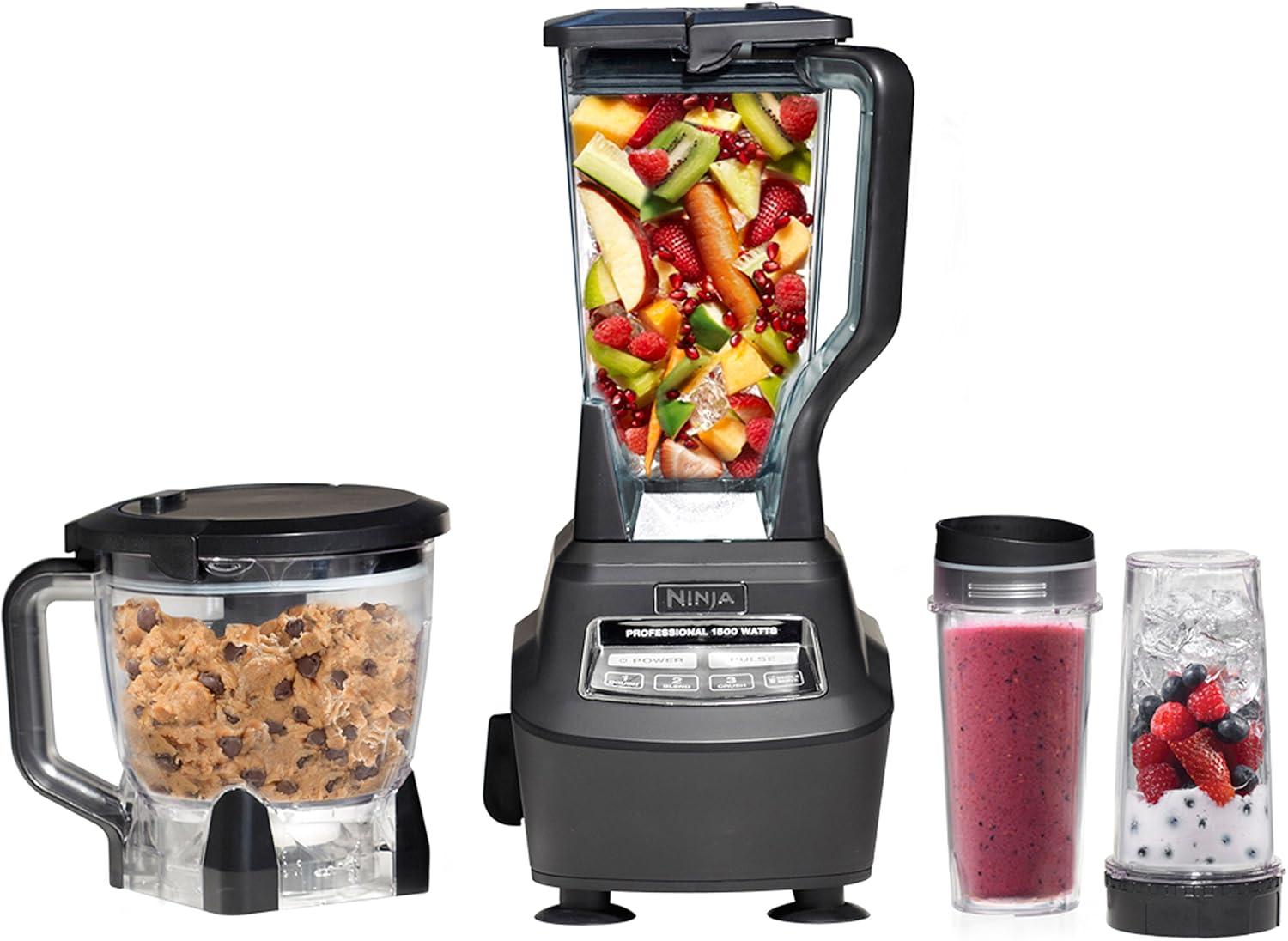 Ninja Versus Mega: 1500W Power, 4 Functions Compared forSmoothies… Testing Black BL770’s Versatileamme