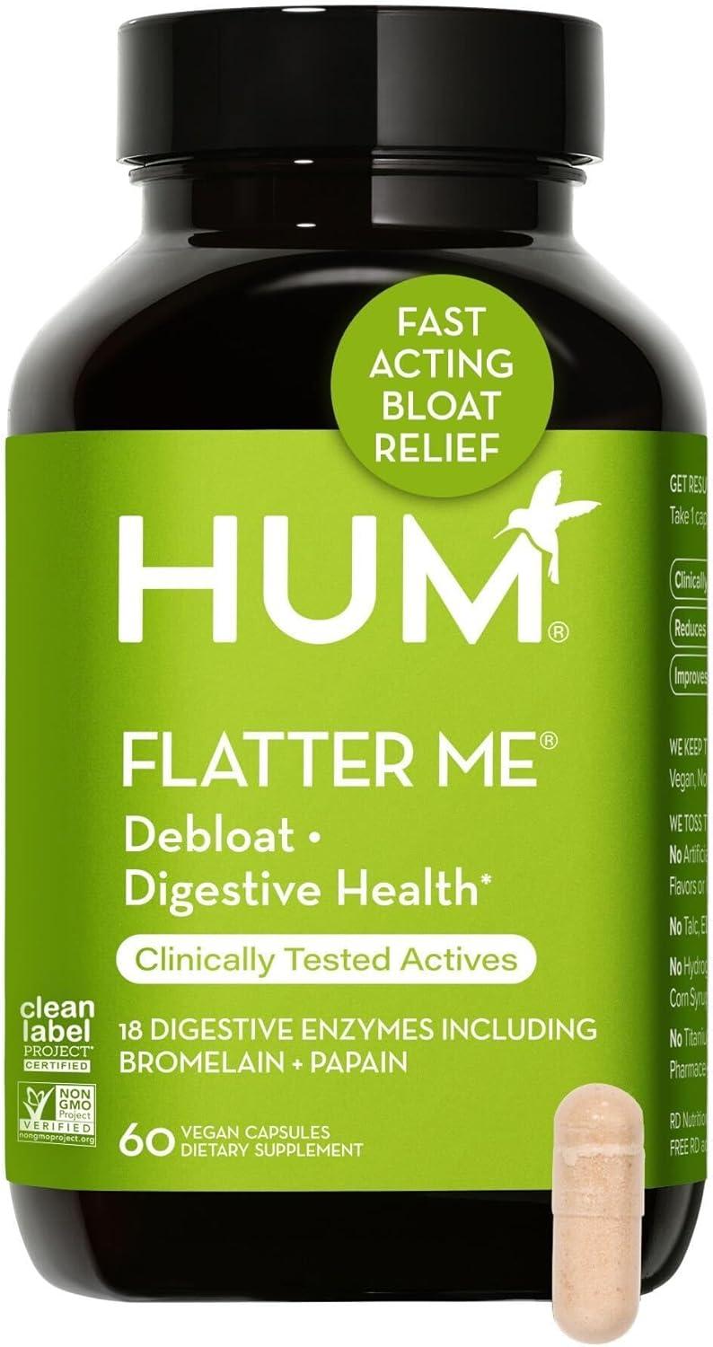 Surprising tested Hum vs. vegan bloat relief: Fast work, 60 serv