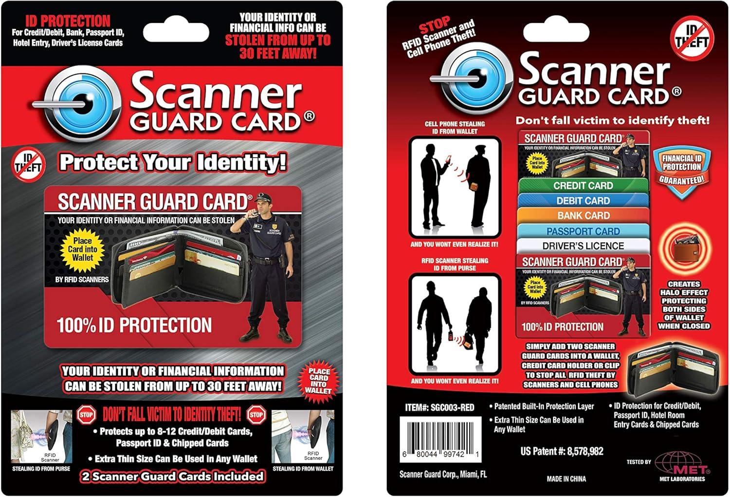 Scanner Guard RFID Block: Tested Credit Protection, Wallet Instant Shield…Wow!