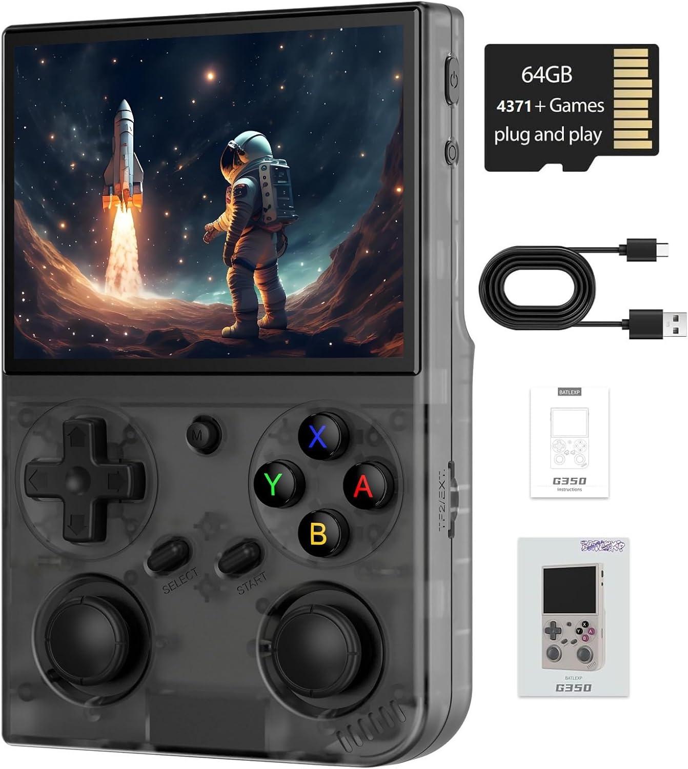 Compared G350 Retro Handheld: 64G Preloaded Games, Linux System... Surprising Power versus Current Buying Needs!