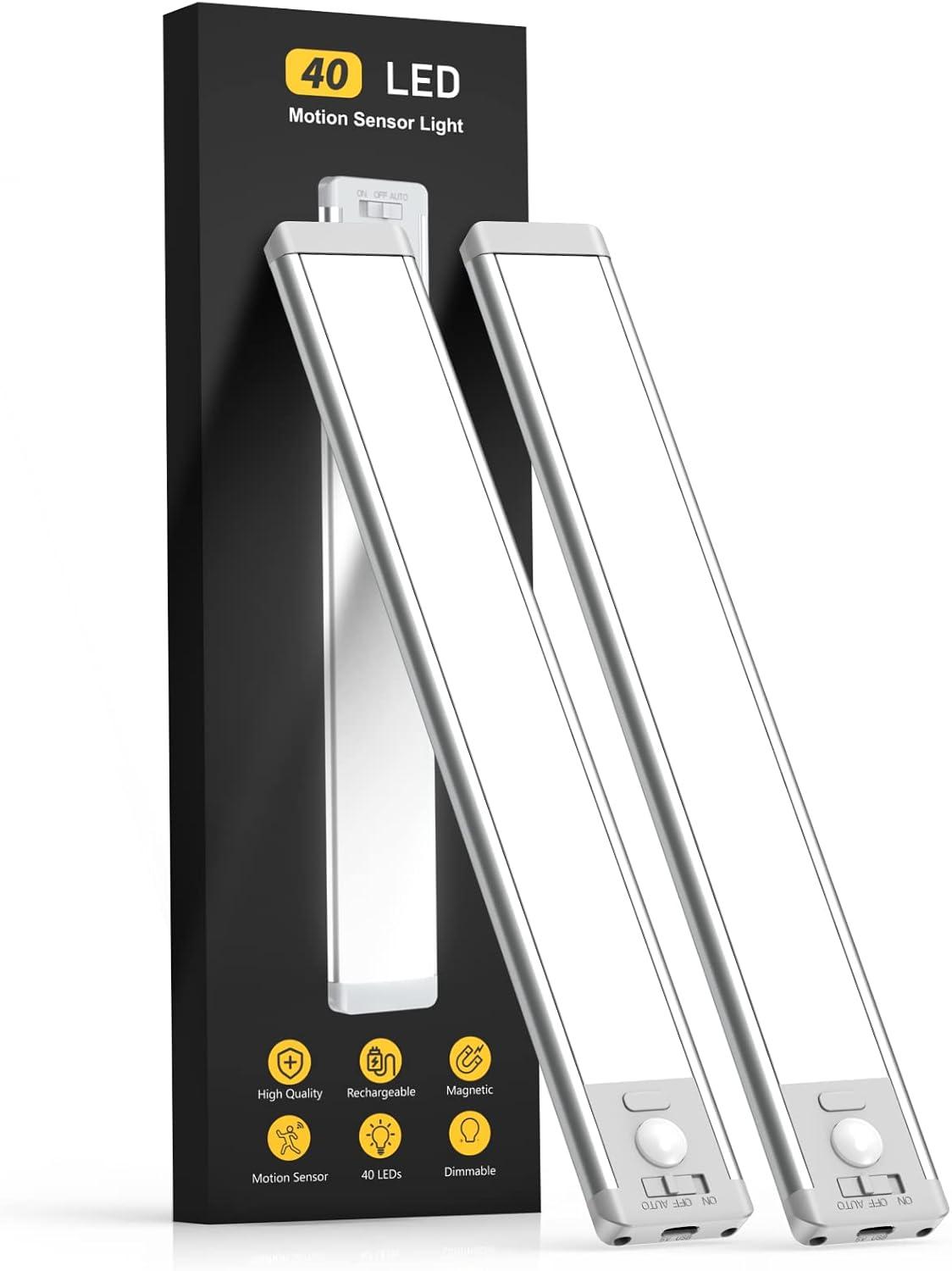 Surprising Insight: motion sensor RechargeableLED Under Cabinet Lights vs. Dimmable… Now Testeds