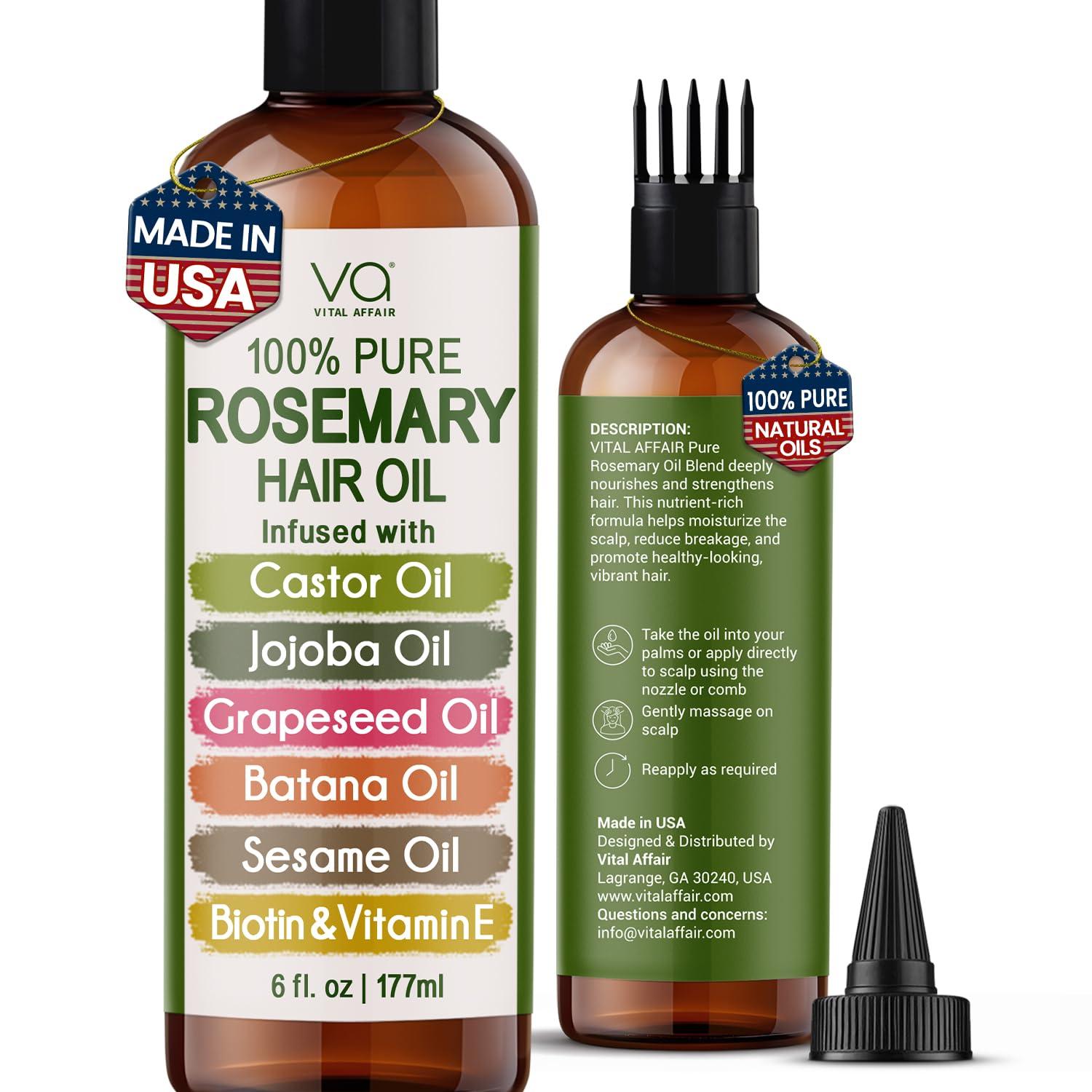 Pure Rosemary vs Castor: Tested Hair Growth Oils for Strands