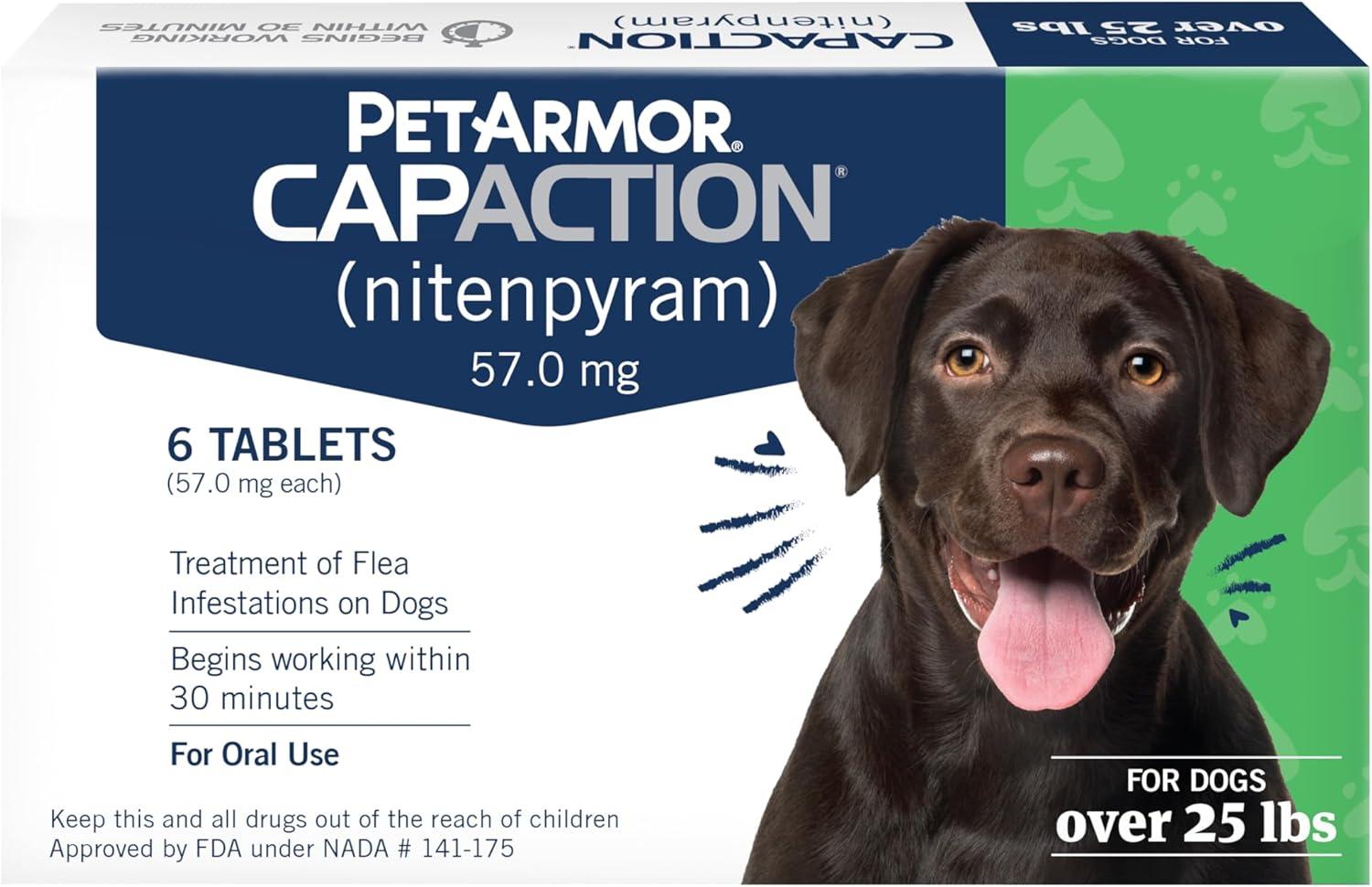 Flea Treatment Showdown: Fast Acting Versus Tested CAPACTION Tablets...Safe Yet Seasonal For Dogs 25Lbs+