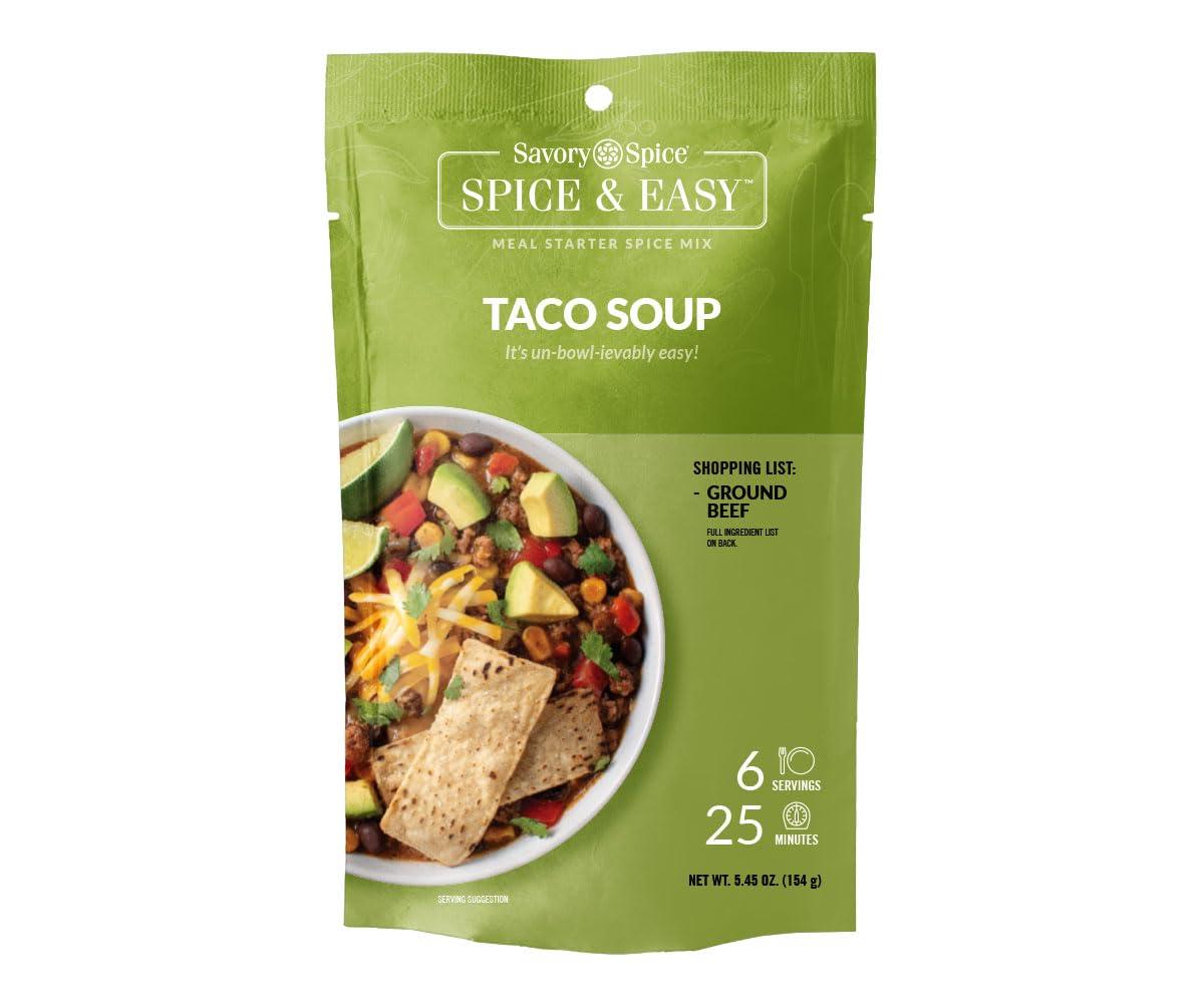 Surprising Versus Easy Taco Soup Mix: Quick Start... Tasty Tested!