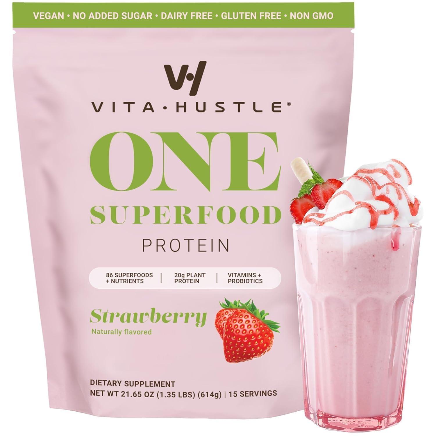 VitaHustle ONE Shake: Vegan Meal Fix, Superfoods, Test Compared… Surprising Boost!