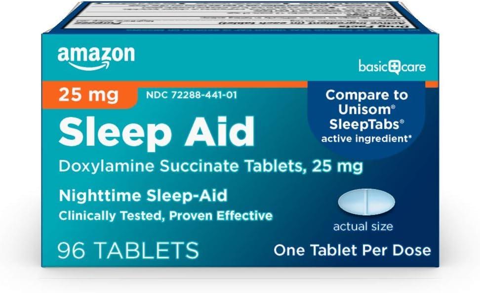 Amazon Aid Showdown: Doxylamine vs. Basic Sleep… Count Compare!