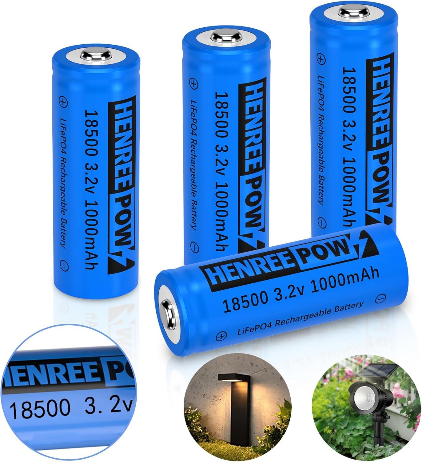 LiFePO4 Supertypes vs Solar Lights: PP 1000mAh Pack Showdown