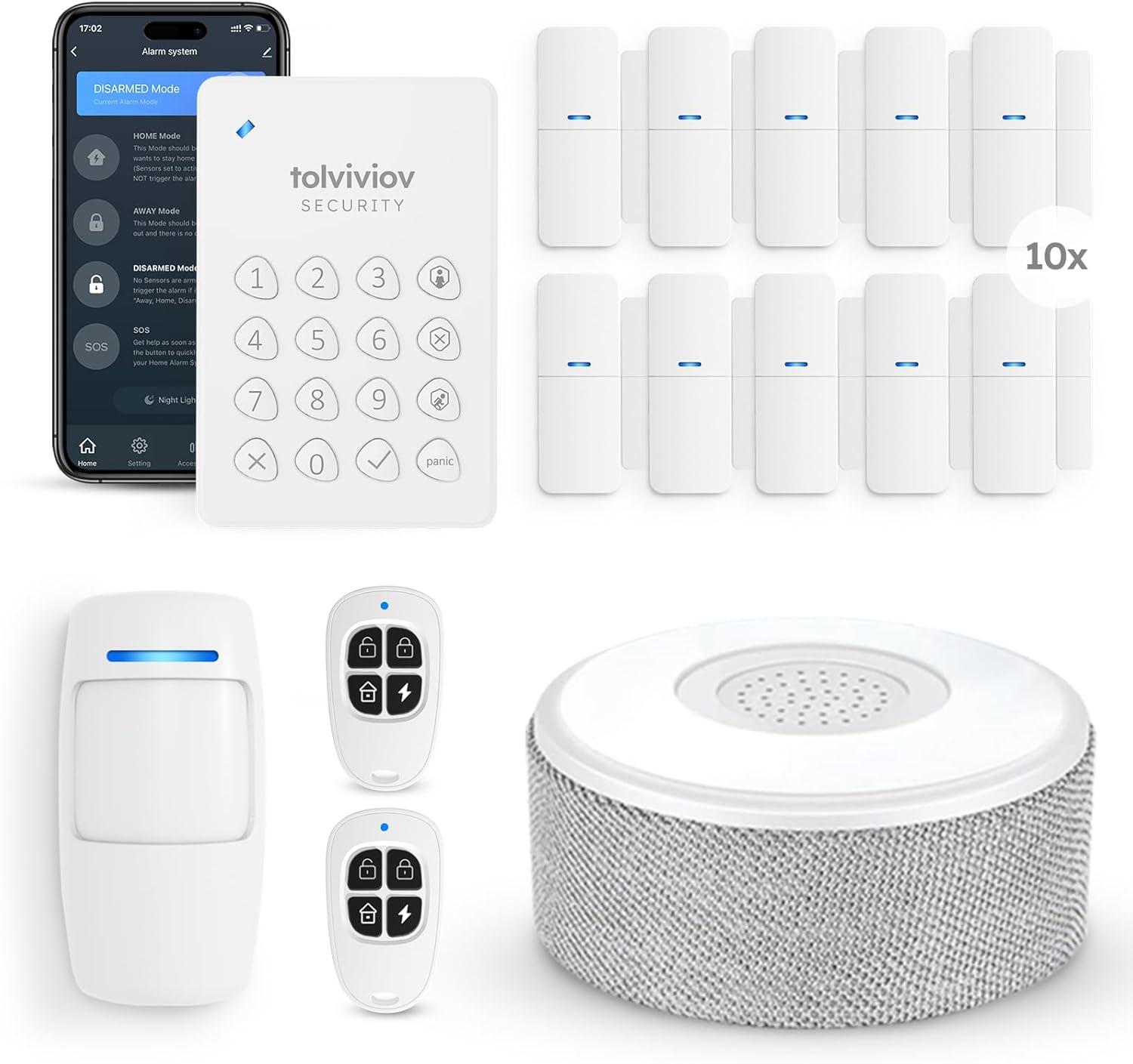 Tolviviov Alarm: WiFi App-tested, Kid-Safe Home Security, No Fees... Surprising Insight!