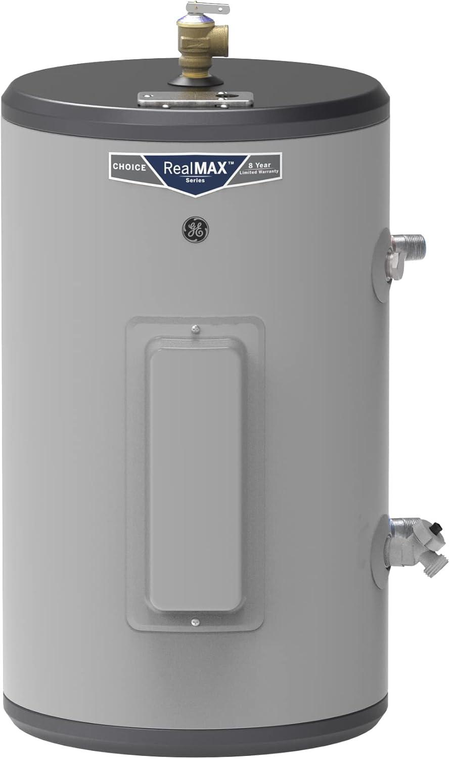 Versatile GE Heater Showdown: 10 Gallon, Thermostat... Easy Install For Any Spot